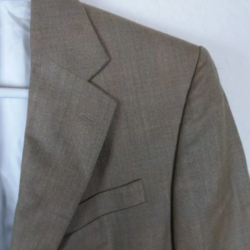 Oscar De La Renta Silk Wool Blend Blazer 42R